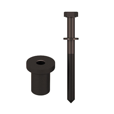 Orca Hardware Flat Track Standard Drop Hanger Spacer, OB Oil-Rubbed Bronze Finish FTST-SPACER-OB